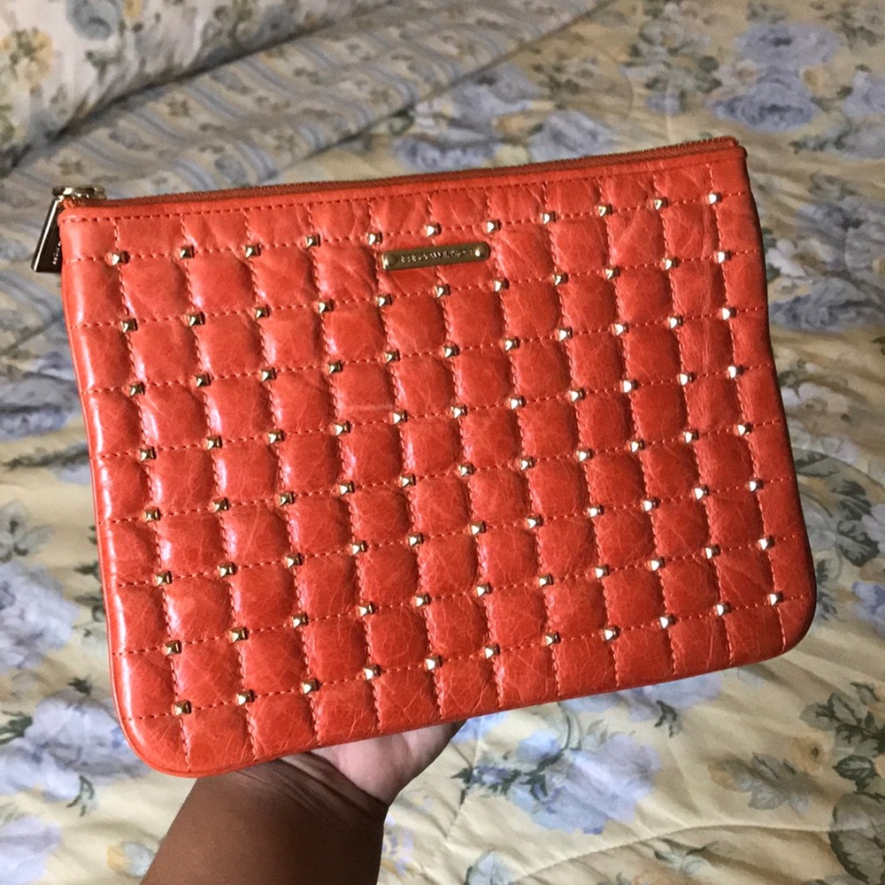 Rebecca Minkoff Distressed Stud Clutch Pouch